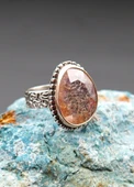 925 Ayar Gümüş ve Pirinç Otantik Kadın Yüzük sy00079 thumbnail 2