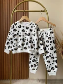 Cg Kids Leopar Desenli  Kız Çocuk Eşofman Takımı - 1