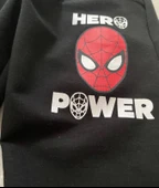 Cg Kids Spiderman Örümcek Adam Blackwhite 2 Iplik Kumaş Erkek Çocuk Alt Üst Takım Süper Kalite - 5