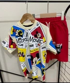 Cg Kids Mickey Mouse Baskılı Erkek Çocuk Alt Üst Takım - 3