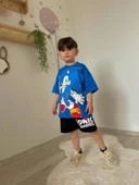 Cg Kids Sonic Baskılı Erkek Çocuk Alt Üst Takım - 1