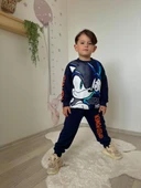 Cg Kids Sonic 3 Iplik Erkek Çocuk Alt Üst Süper Tarz Takım - 1