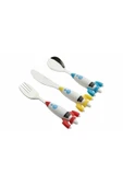 Porland Mini Rocket Çocuk Çatal Kaşık Bıçak Takımı 3'lü - 1
