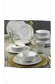 Porland İzem Beyaz 24 Parça 6 Kişilik Yemek Takımı thumbnail 2