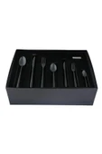 Porland Roxen Siyah Çatal Kaşık Bıçak Takımı 84 Parça 12 Kiş - 2