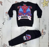 Cg Kids Spiderman Örümcek Adam 3 Iplik Erkek Çocuk Alt Üst Takım - 2