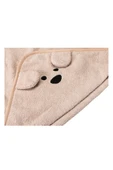 Porland Bear Kapüşonlu Bej Çocuk Havlu 100X100 - 4
