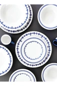 PORSER Blue Orbit Bonsai 24 Parça Yemek Takımı - 1