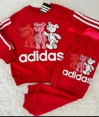 Cg Kids 3 Ayı Baskı Yanlar Şeritli Erkek&kız Çocuk Eşofman Takım - 2