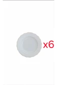 Porland Frilly Altın Yaldız 6'lı Çukur Tabak 19cm - 1