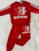 Cg Kids 3 Ayı Baskı Yanlar Şeritli Erkek&kız Çocuk Eşofman Takım - 1