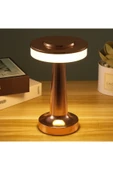 Şarjlı Dokunmatik LED Masa Lambası Metal Taşınabilir Gece Işığı Ev, Kafe, Restoran için - 1