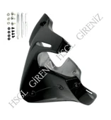 HSGL Motosiklet Motor Alt Rüzgarlık Siyah  CG Uyumlu Dayanıklı Alt Koruma ve Rüzgâr Kesici Parça - 2
