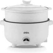 Sinbo 3 Litre Çok Fonksiyonlu Buharlı Pişirici Güveç, Pilav, Çorba, Haşlama 700W SCO-5061 - 1
