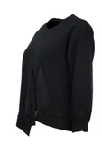 Kırışık Kumaş Detaylı Sweat On - 7