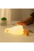 Ördek Tasarımlı Dokunmatik LED Gece Lambası – Şarjlı ve Yumuşak Işıklı - 8