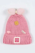Kitti Çocuk Kız Kulaklı Bere (4-8 Yaş) K24130-02 Pembe - 1