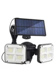 120 LED Solar Lamba 20W Güneş Enerjili Su Geçirmez Şarjlı Hareket Sensörlü Dış Mekan Aydınlatma - 1