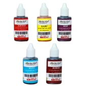 Perfection CHEF 5'li Sıvı Su Bazlı Likit Gıda Boyası Mor Sarı Kırmızı Mavi Bordo 5 X 30 gr . thumbnail 1