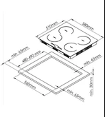 MS263 Siyah Vitroseramik Elektrikli Ocak 60 Cm, Çift Halkalı (Dual) Pişirme Gözlü thumbnail 6