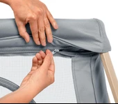 Maxi-Cosi Calao Light 2 'si Bir Arada Anne Yanı Beşik ve Taşınabilir Çift Katlı Park Yatak Beyond Grey Eco thumbnail 5