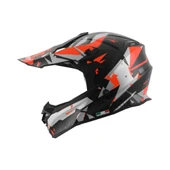Sway 617 Full Face Cross Kapalı Bisiklet Motosiklet Enduro Chaos Kaskı XL Beden Kırmızı - 1