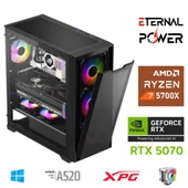 E.POWER RYZEN 7 5700X 32G DDR4 1TB M.2 RTX5070 A520 M750W - 1