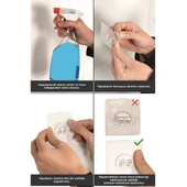 Pratik Yapışkanlı Metal Tuvalet Kağıdı Tutucu - 4