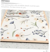 Çiçekli Kaymaz Servis Matı thumbnail 4