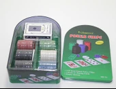 Poker Oyunu 100 Chip Ve 2 Adet İskambil Kağıt Setine Sahip Poker Oyunu No 2 - 1