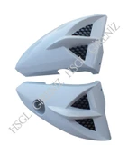 HSGL Motosiklet Depo Yan Pandizot (Bıyık) Beyaz YBR – CG Uyumlu Şık ve Dayanıklı Yan Koruma Kaplaması - 3