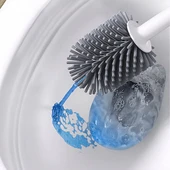 Deterjan Hazneli Silikon Tuvalet Fırçası - 5