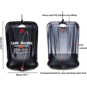 20 Litre Solar Isıtıcılı Kamp Duş Torbası - 3