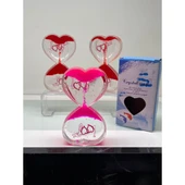 Kalp Şeklinde Jel Kum Saati - 3