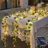Güneş Enerjili Sarmaşık Led Dekor 5 Metre - 1