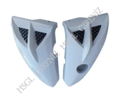 HSGL Motosiklet Depo Yan Pandizot (Bıyık) Beyaz  YBR – CG Uyumlu Şık ve Dayanıklı Yan Koruma Kaplaması - 4