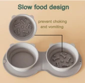 Mikopet Katlanabilir İkili Mama ve Su Kabı - 2