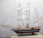 Ahşap Yelken Gemi Model 4 - 1