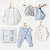 Andywawa AC25600 Ocean İs My Happy Place 5 Parça Hastane Çıkışı White - 1