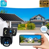 O-Kam 3950 256GB 15MP 10X Optik Zoom  UltraHD 4G Solar Akıllı Güvenlik Kamerası - 4