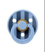 Bibs Studio Colour Block Kauçuk Emzik 0-6 Ay Sky Blue - 1