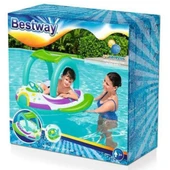 Bestway Gölgelikli Direksiyonlu Kornalı Bot 107x102 Cm - 34149 - 2