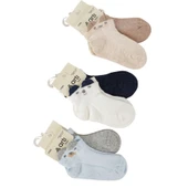 Katamino Salaman 2' li 3D Erkek Bebek Patik Çorap K48025 Asorti - 1