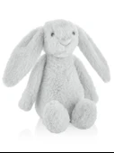 BabyJem Uyku Arkadaşım Oturabilen Tavşan 30 Cm 730 Gri - 1