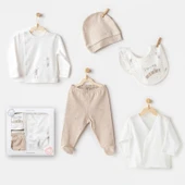 Andywawa AC25060 Happy Everyday 5'Li Hastane Çıkışı Beige - 1