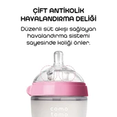 Comotomo Antikolik Silikon Biberon 250 ml 3-6 Ay Pembe - 3