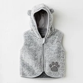 Andywawa AC26026 Keep Smiling Yelek Grey - 1