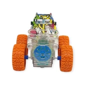Sürtmeli Işıklı Off-Road Aracı - 7310 - Turuncu - 3