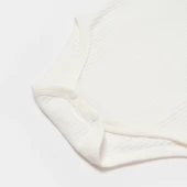 Bibaby Biorganic Koala Jungle Kısa Kol Bebek Body 56972 Gri - 4