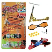 Parmak Kaykay - Skate Board - Paten ve Scooter Oyun Seti - 012-13 - Turuncu - 1